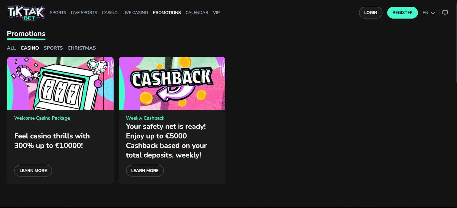 Casino bet365 login